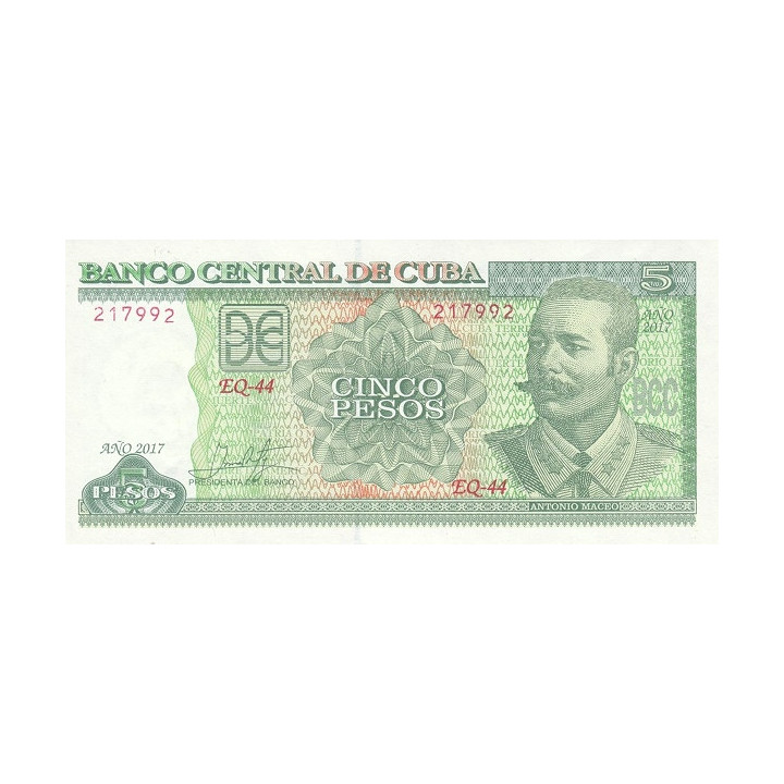 Cuba 5 Pesos 2017 P-new