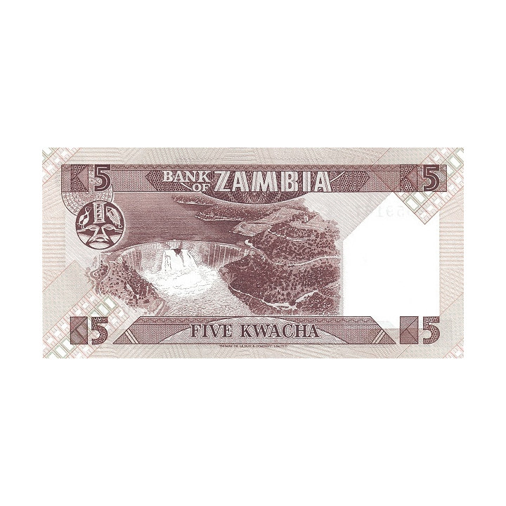 Zambia 5 Kwacha 1986 P-25d