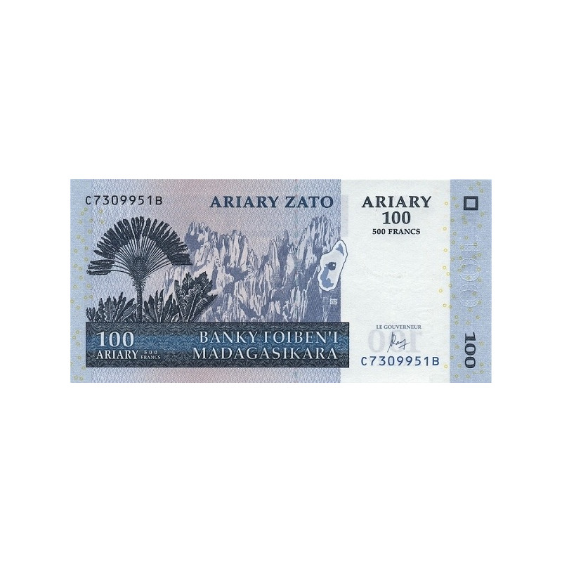 Madagascar 100 Ariary 2004 P-86c