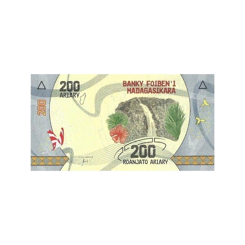 Madagascar 200 Ariary 2017 P-98