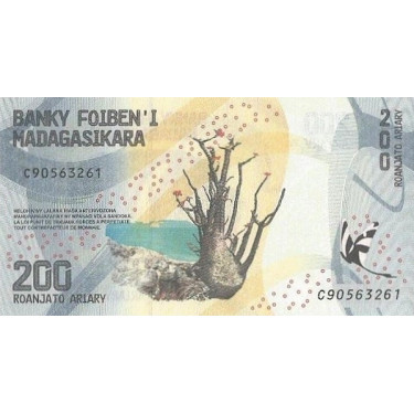 Madagascar 200 Ariary 2017 P-98