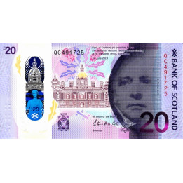 Skottland 20 Pounds 2020 - Jubileumssedel Queensferry Crossing