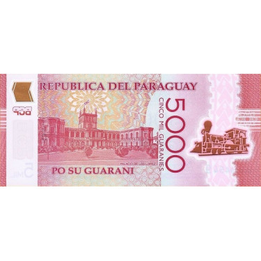 Paraguay 5000 Guaranies 2016 P-234b