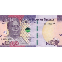 Nigeria 100 Naira 2014 P-41