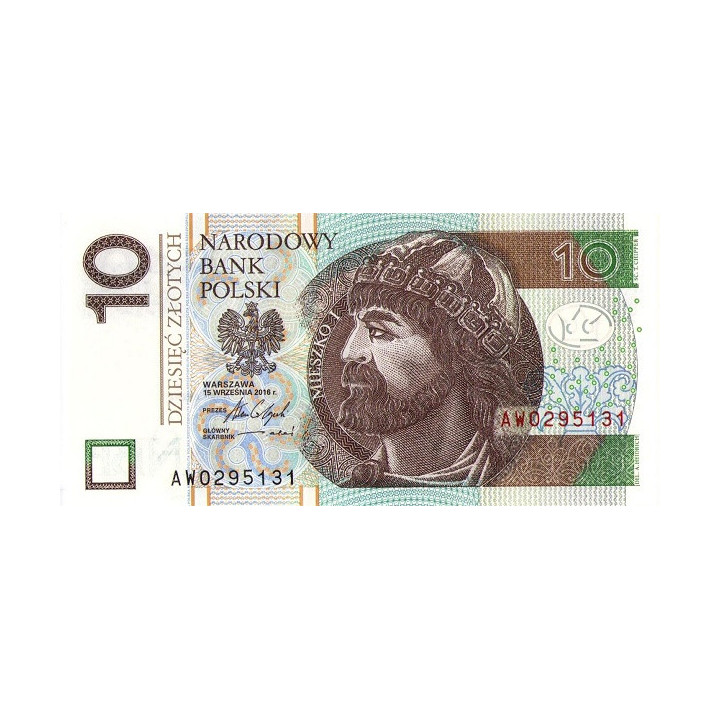Polen 10 Zlotych 2016 P-183b