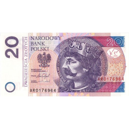 Poland 20 Zlotych 2016 P-184b