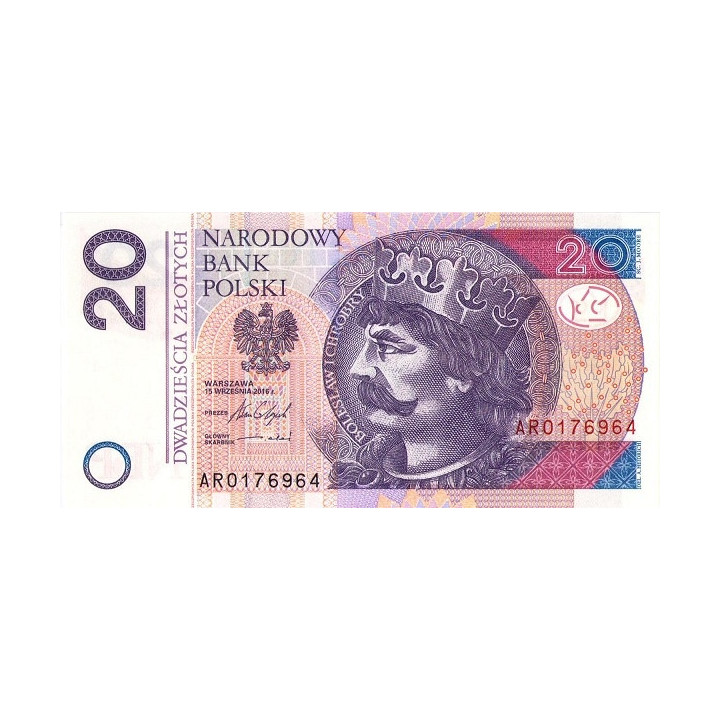 Poland 20 Zlotych 2016 P-184b