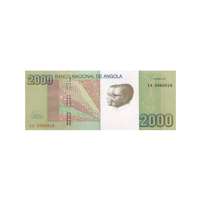 Angola 2000 Kwanzas 2012 P-157b