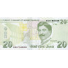 Turkey 20 Lira 2009 P-224c