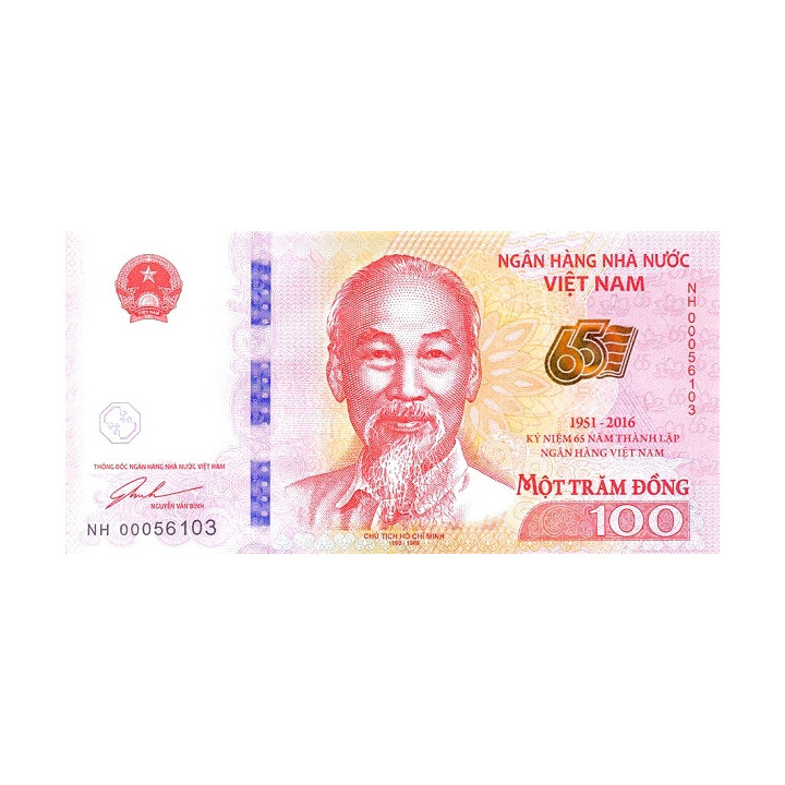Vietnam 100 Dong 2016 P-125