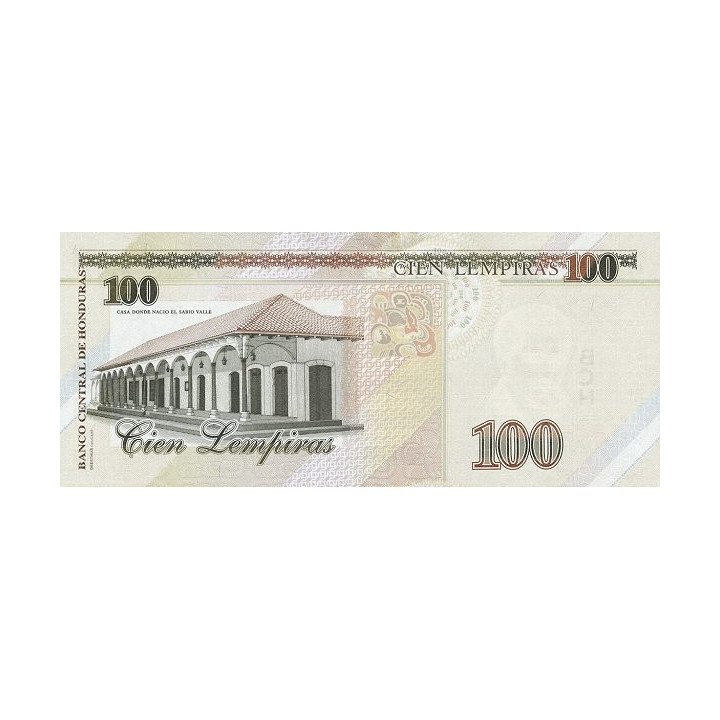 Honduras 100 Lempiras 2014 P-102b