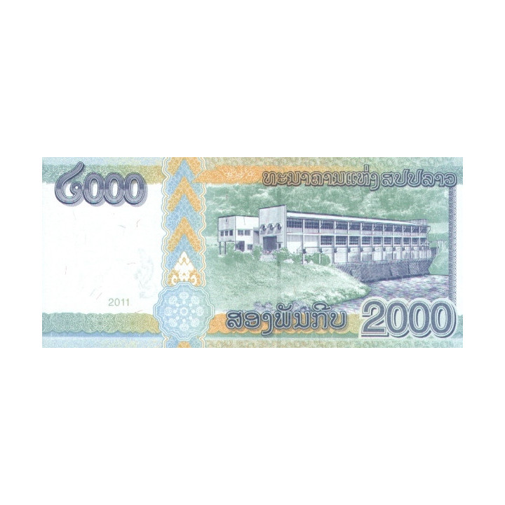 Laos 2000 Kip 2011 P-41
