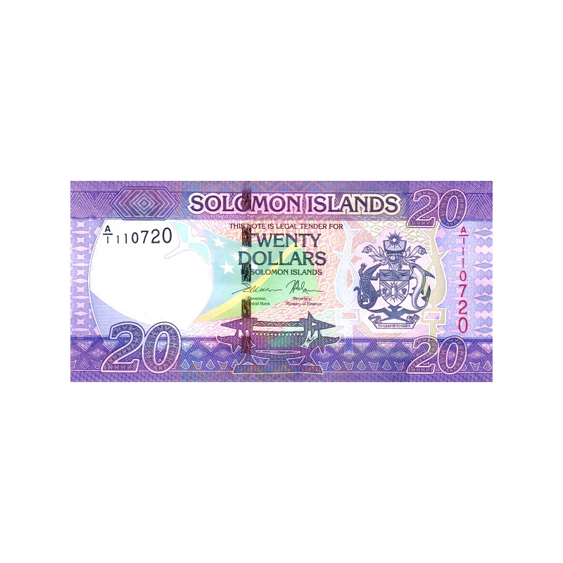Salomonöarna 20 Dollars 2017 P-34
