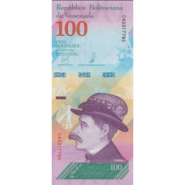 Venezuela 100 Bolivares 18 Mayo 2018 P-106