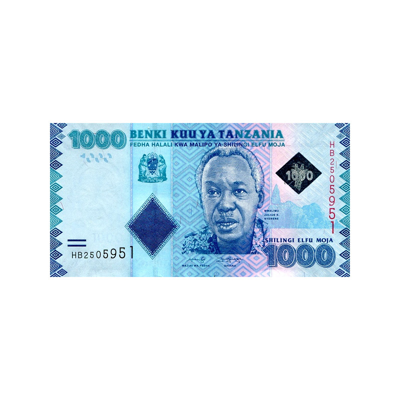 Tanzania 1000 Shillings 2019 P-41c