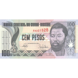Guinea Bissau 100 Pesos 1990 P-11