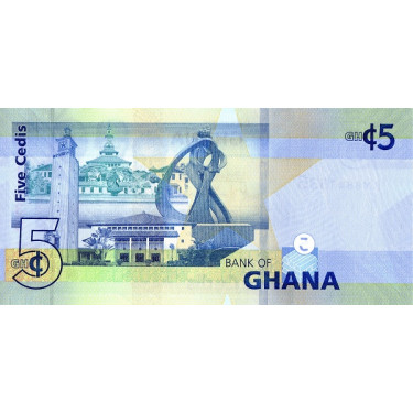 Ghana 5 Cedis 2019 P-46