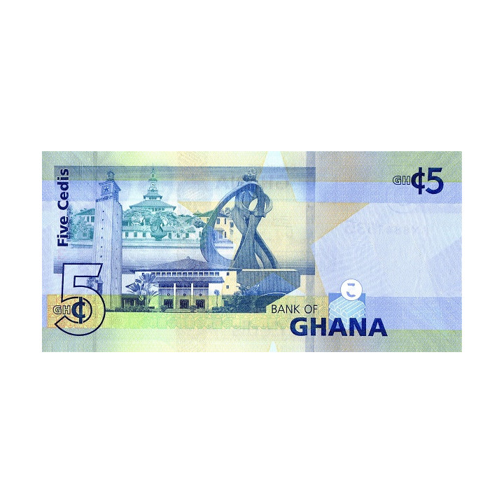 Ghana 5 Cedis 2019 P-46