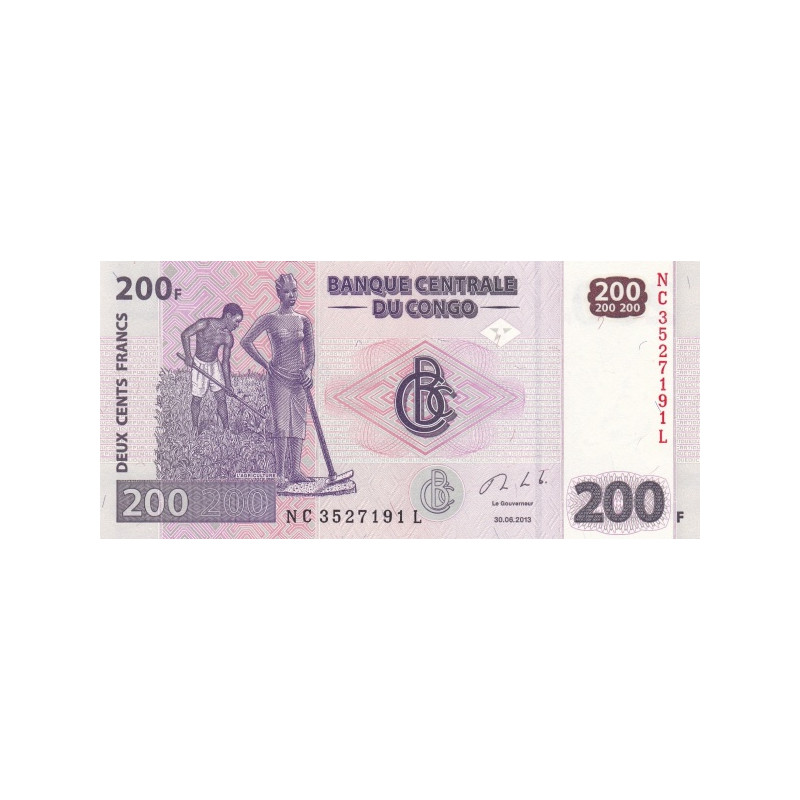 Congo 200 Francs 2013 P-99b