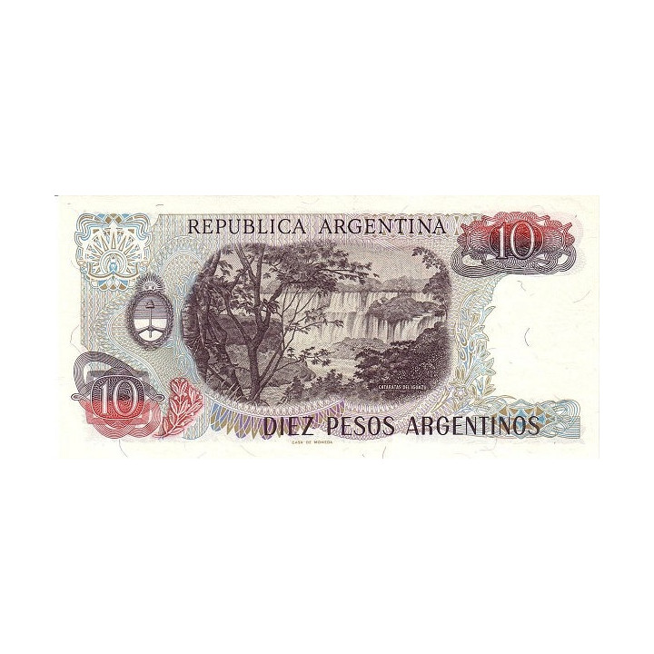 Argentina 10 Pesos 1983 P-313a2