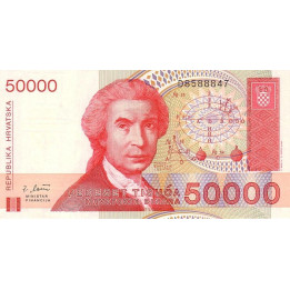 Kroatien 50 000 Dinara 1993 P-26