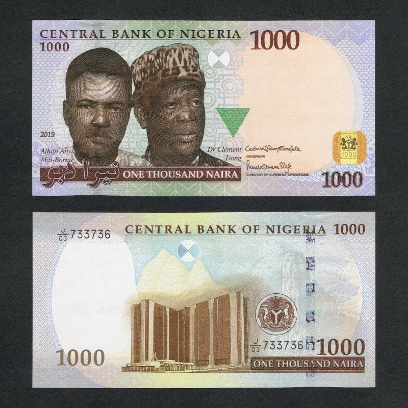 Nigeria 1000 Naira 2019 P-36