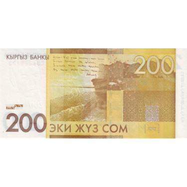 Kirgizistan 200 Som 2010 P-27