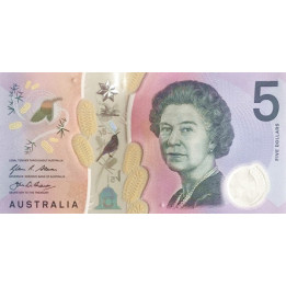 Australien 5 Dollars 2016 P-62