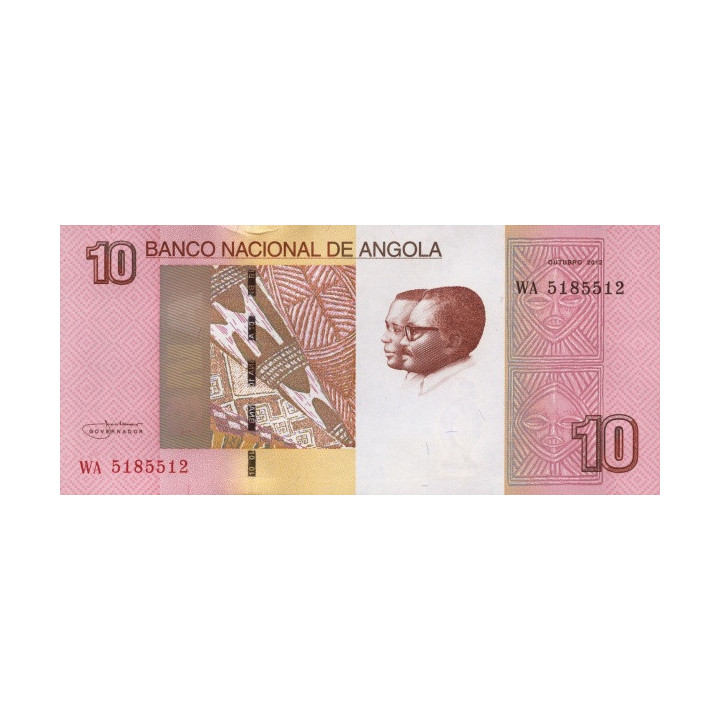 Angola 10 Kwanzas 2012 P-151B
