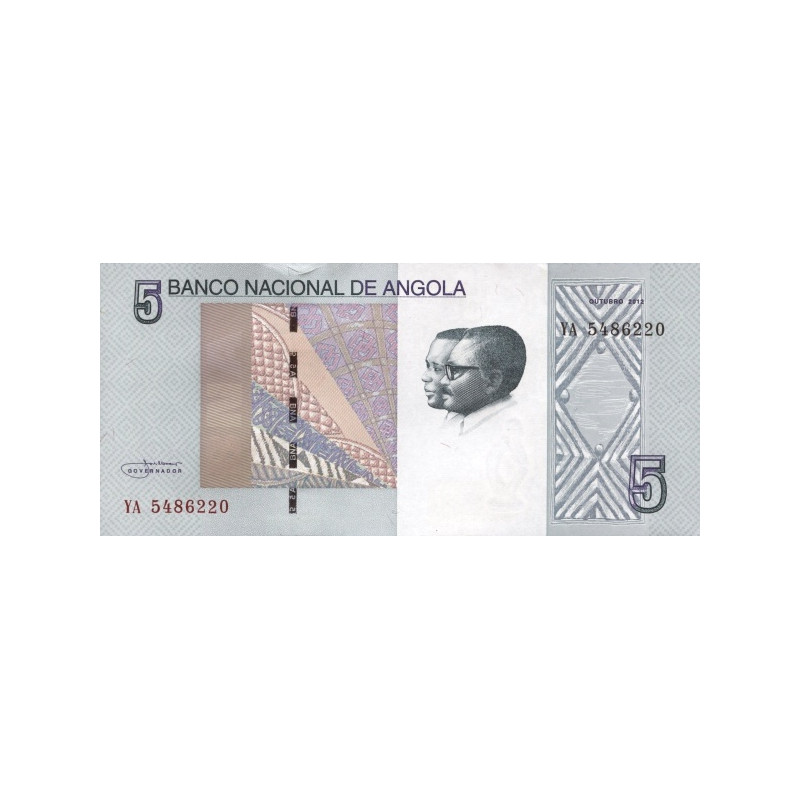 Angola 5 Kwanzas 2012 P-151A