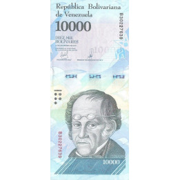 Venezuela 10000 Bolivares 2017 P-98b