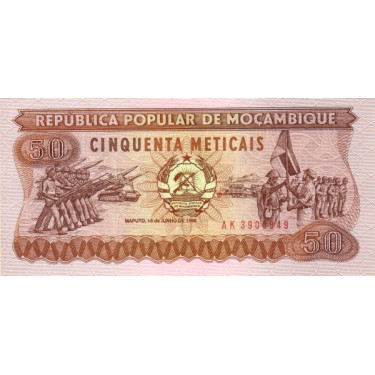 Mozambique 50 Meticais 1986...