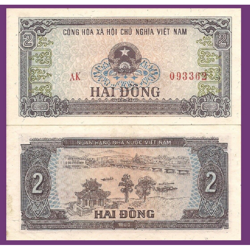 Vietnam 2 Dong 1980 P-85