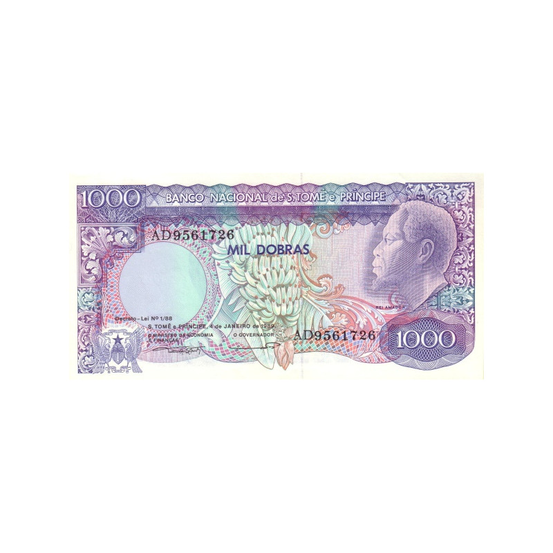 Sao Tome e Principe 1000 Dobras 1989 P-62