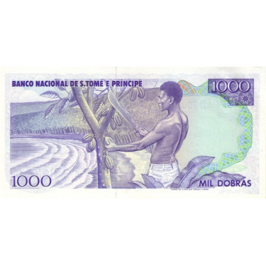 Sao Tome e Principe 1000 Dobras 1989 P-62