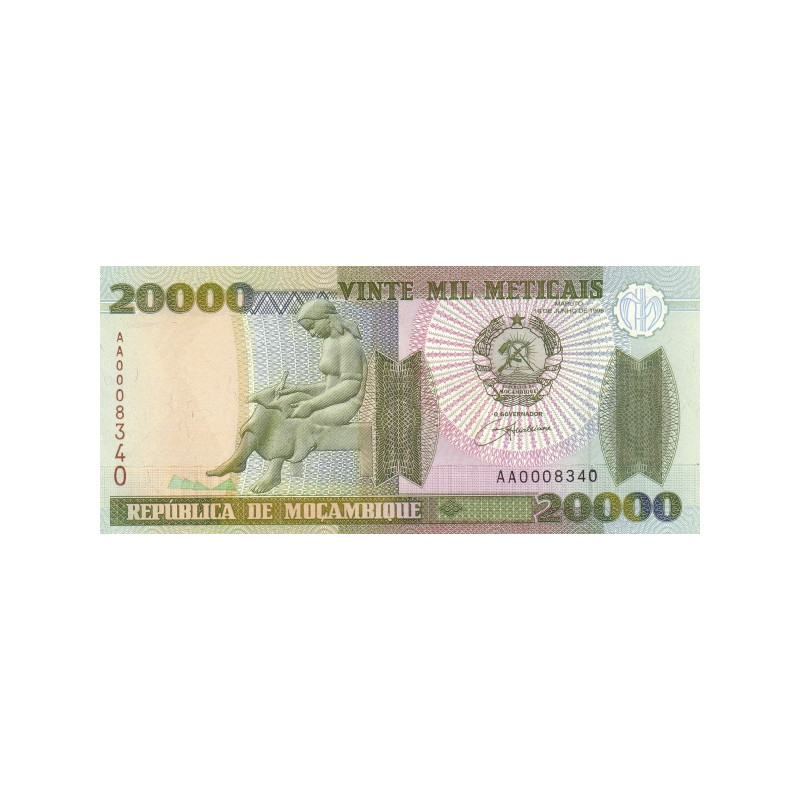 Mozambique 20000 Meticais 1999 P-140