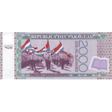 Paraguay 2000 Guaranies 2009 P-228b