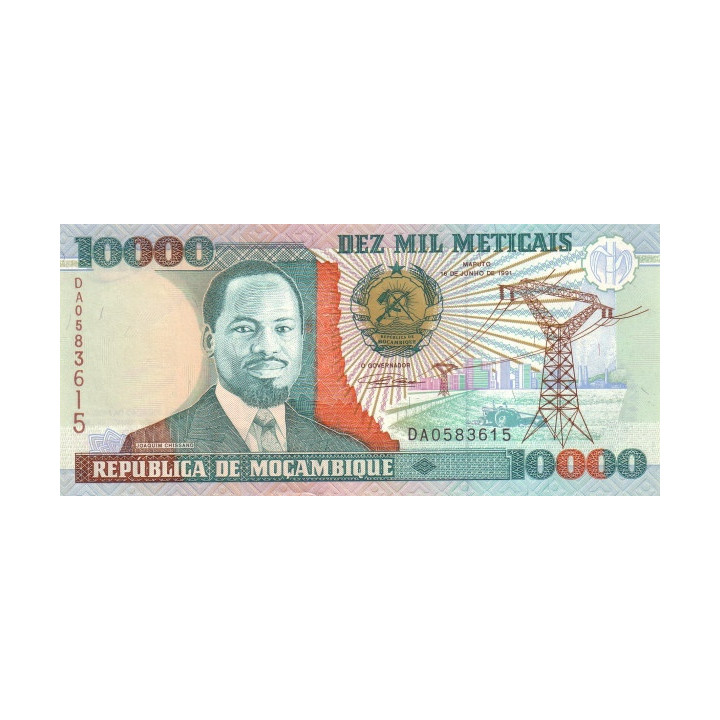 Mozambique 10000 Meticais 1991 P-137