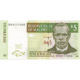 Malawi 5 Kwacha 2004 P-36b