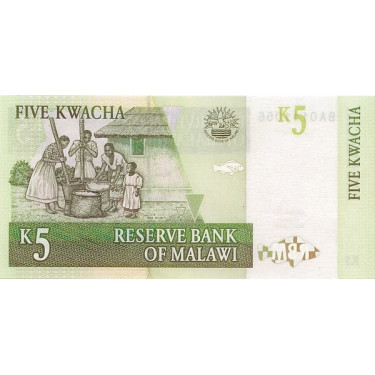 Malawi 5 Kwacha 2004 P-36b