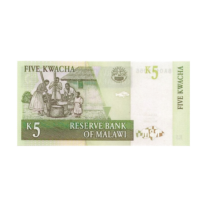 Malawi 5 Kwacha 2004 P-36b