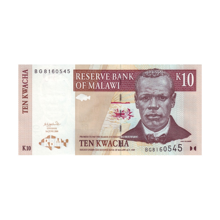 Malawi 10 Kwacha 2004 P-51