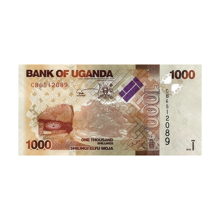 Uganda 1000 Shillings 2015 P-49d