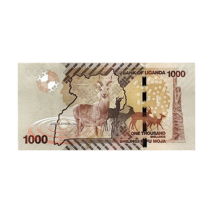 Uganda 1000 Shillings 2015 P-49d