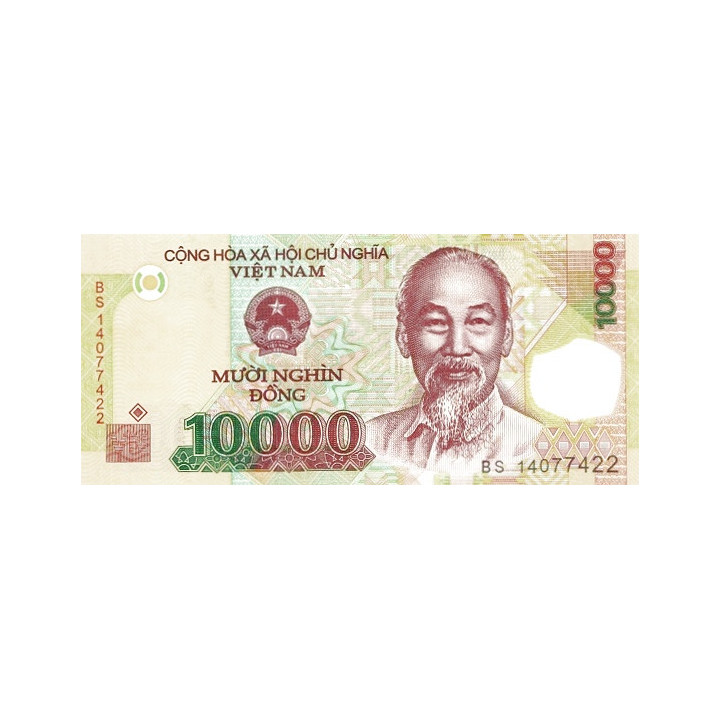 Vietnam 10000 Dong 2014 P-119h