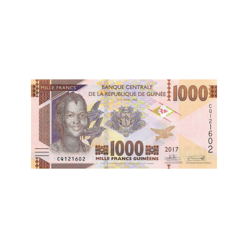 Guinea 1000 Francs 2017 P-48b