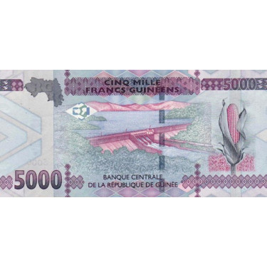 Guinea 5000 Francs 2015 P-49
