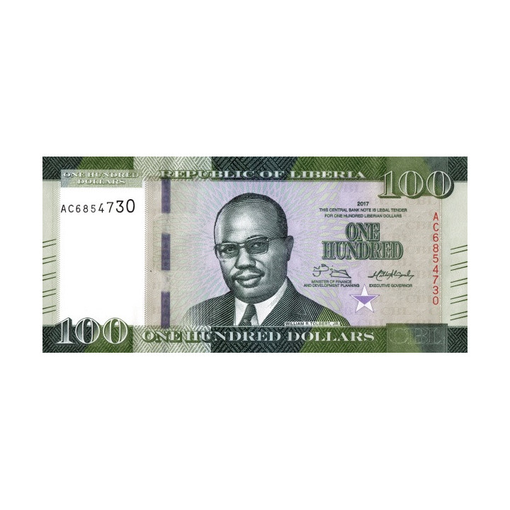 Liberia 100 Dollars 2017 P-35b
