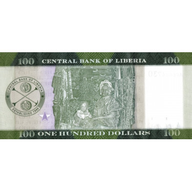 Liberia 100 Dollars 2017 P-35b