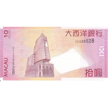 Macao 10 Patacas 2013 P-80c2
